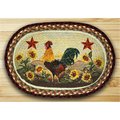 Earth Rugs Oval Shaped Placemat- Morning Rooster 48-391MR